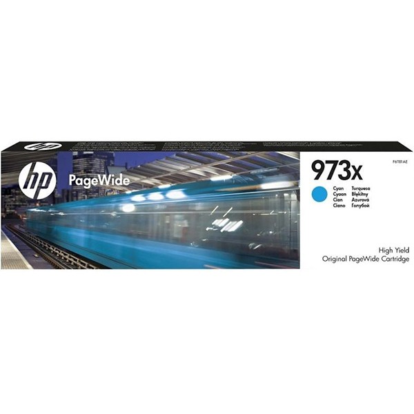 HP 973X Toner Cartridge (F6T81AE) - Cyan